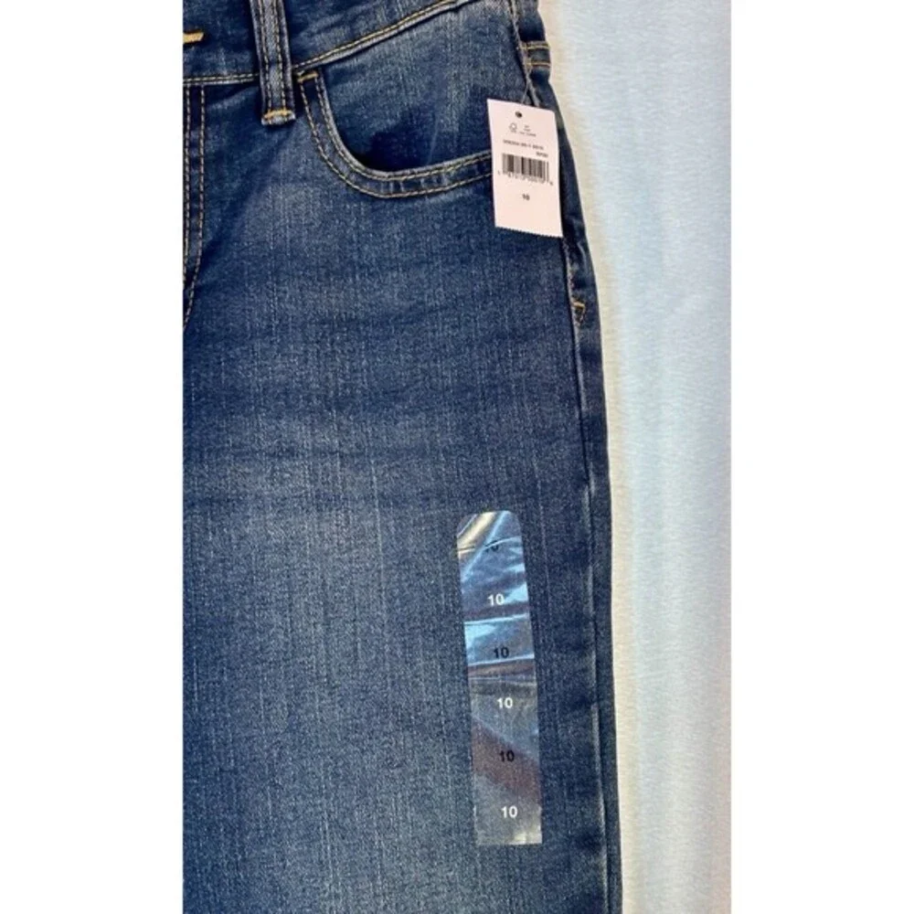 Gap‎ Boys Stretch Straight Leg Jeans Medium Wash Adjustable Waist 10 358254-00-1